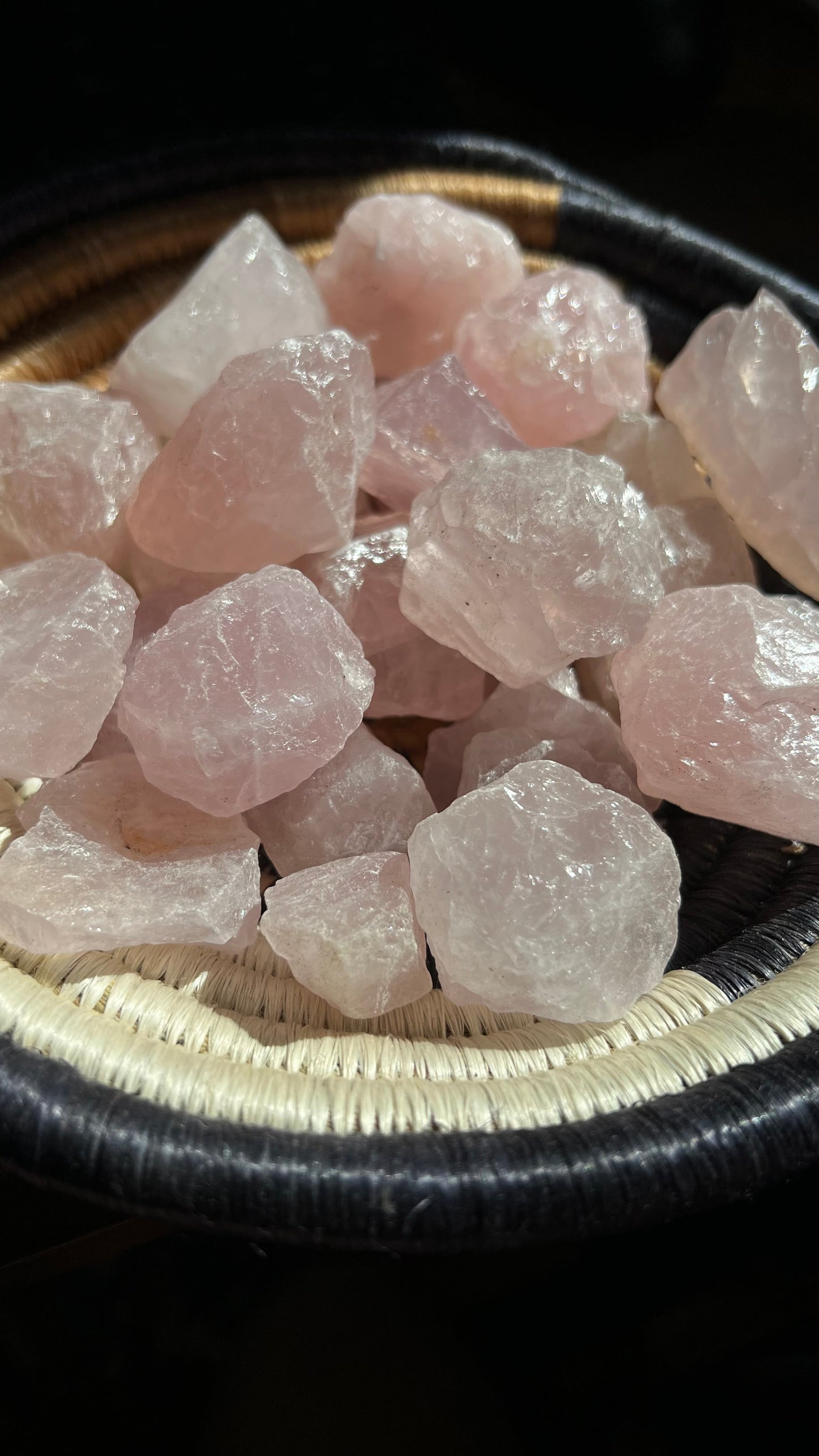 Rose Quartz Rough Tumbles